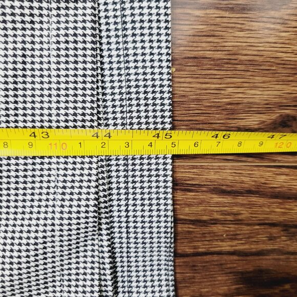 Mobb Women's Black White Plaid Checkered Elastic Weight High Rise Pant S,M,3XL - Picture 14 of 16